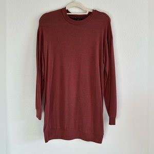 Burnt orange sweater dress. Forever 21. Size medium